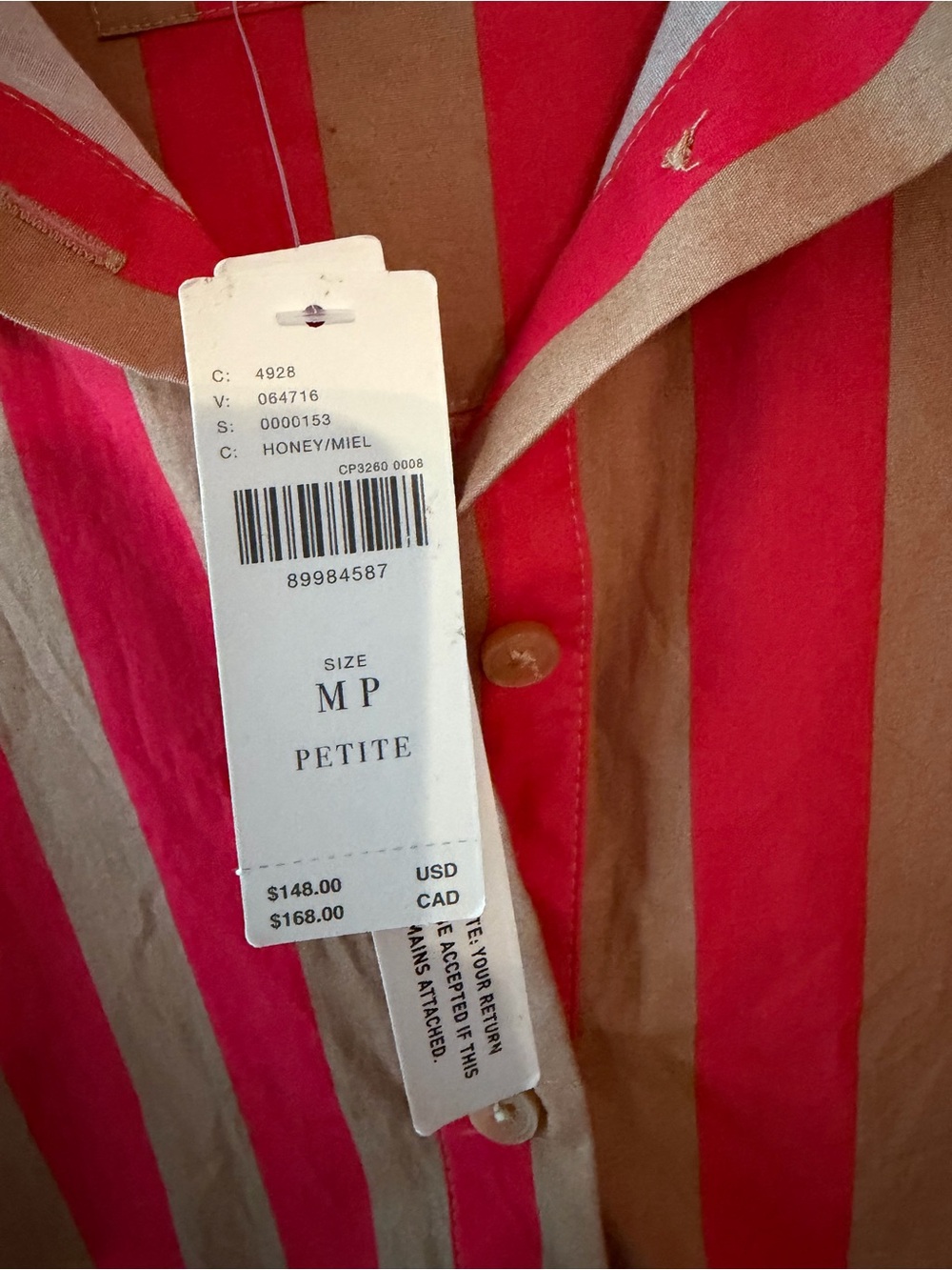 Anthropologie bettina dress striped midi - Picture 6 of 9